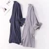 Szlafrok z podwójnej gazy, bawełniany ręcznik do rąk w zestawie, materiał ręcznika, chłonny, szybkoschnący, po kąpieli, delikatna faktura, materiał bawełniany, unisex, odzież pokojowa