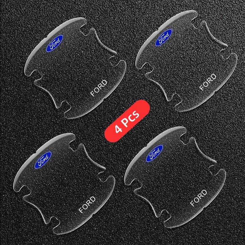 

Hot New Car Door Bowl Handle Scratch Protector Invisible Stickers Protection Strip For Ford Focus 2 3 Mondeo Kuga Fiesta MK7 Esc