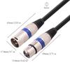 5pcs Professional R Male to Female Microphone Cable 3Pin R  Microphone Cable for -Stage Light Turn around