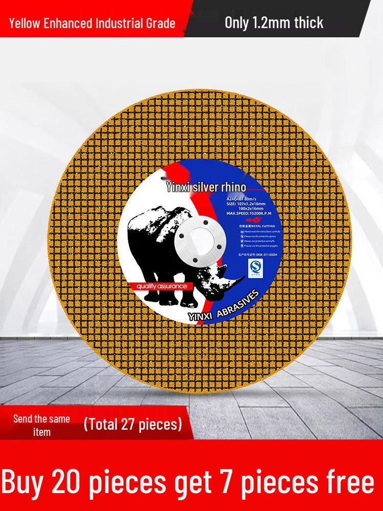 King Iron Angle Grinder Disc: Cutting, Grinding, Polishing for Stainless Steel and Metal, 100mm Saw Blade Collection