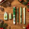 6Pcs/Set Cartoon Student Tools Gift Kit Highlighter Pen Christmas Learning Gift Box  Office Supplies