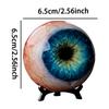 Eyeball Statue Realistic Horror Eye Figure Gothic Style Paperweights for Desk for Table Bookshelf Bedside Dorm Apartment Bar