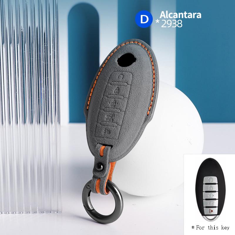 Interior Mouldings 5 Button Car Key Case Cover Shell For Nissan Patrol Y62 Altima Maxima Remote Keychain Accessories