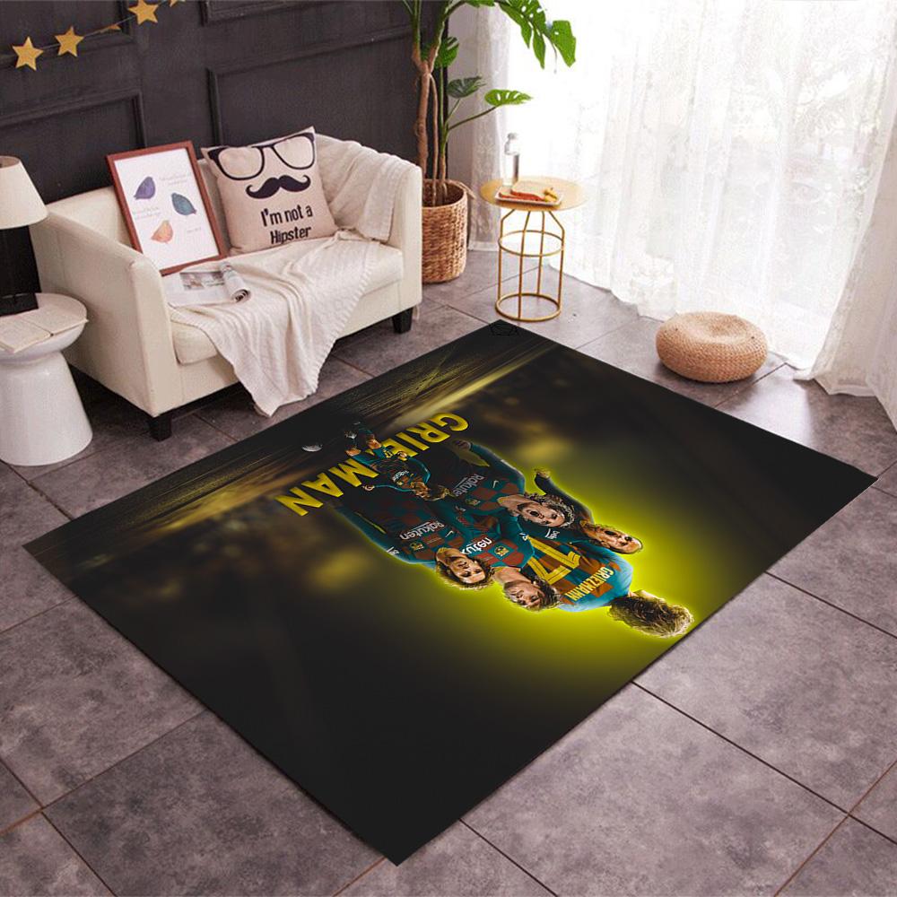 Atletico Madrid Player Floor Rug Office Rug Perfect for Outdoor Game Room Kitchen Bedrooms Anti-slip Rug Anime Office Decor Perfect Gift for Women/Men