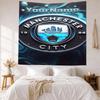 Manchester City Custom Your Name Wall Decor Tapestry Art For Pet Memorial Birthdaywedding Party Backdrop Family Gift
