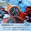 CITIZEN PROMASTER Wave Tracker Eco-Drive Marine Watch, Yacht Timer Tide Graph Model JV3000-13E, Orange/Black, Men's