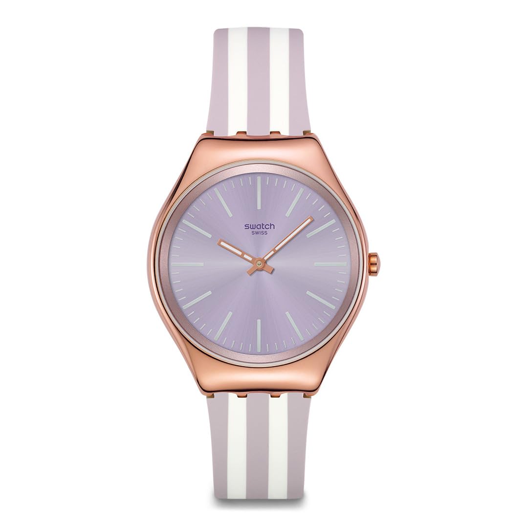 

ПРОСТО ПЛЯЖНЫЙ SYXG130 Фиолетовые наручные часы [Swatch] фиолетовый
