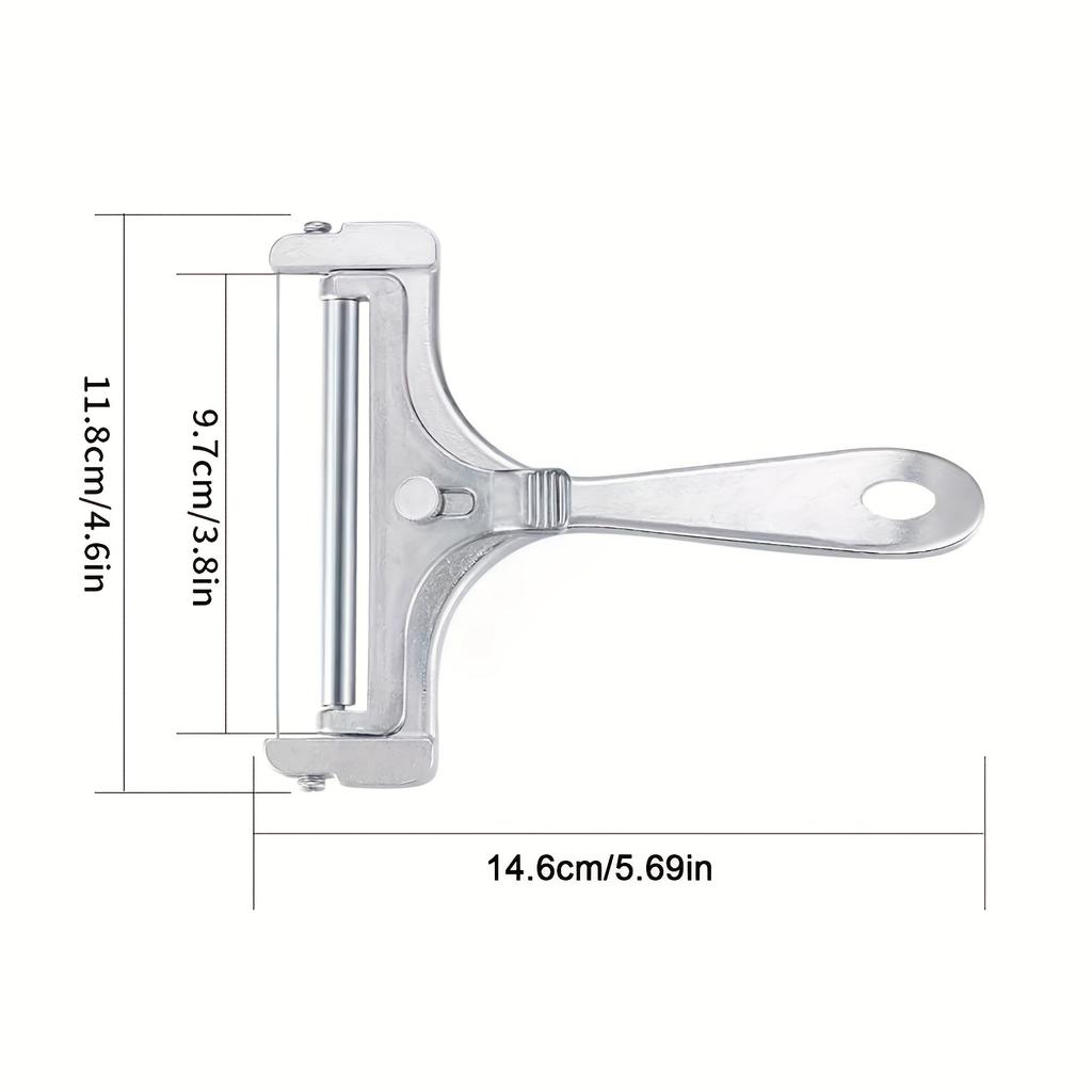 Adjustable Cheese Slicer - Easy To Cut Perfect Thin or Thick Slices, Suitable for Restaurant Use, Available In All Four Seasons