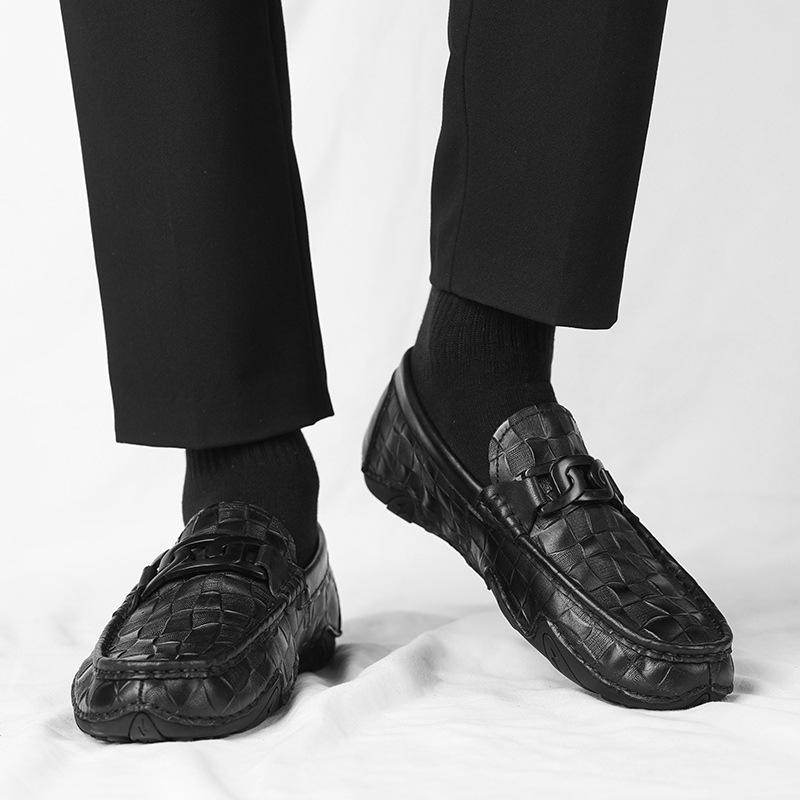 

Autumn New Shoes Men s Leather Men s Shoes Slip-on Men s Soft Bottom Casual Leather Shoes Fashion Shoes