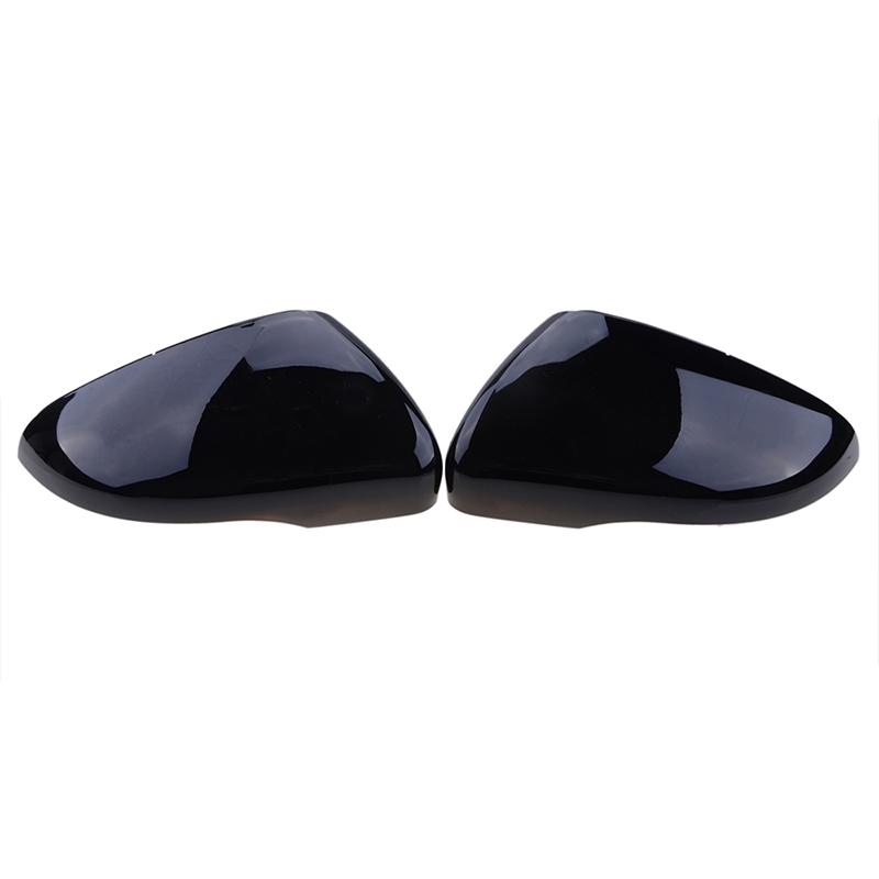 Door Mirror Cover Cap Accessories 5K0857537 5K0857538 For VW GOLF 6 MK6 GTI R GTD 2008-2013 Touran Decoration Black Carbon