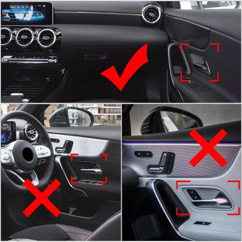 Hot Interior Mouldings For Mercedes Benz A CLA Class W177 V177 C118 W118 AMG A35/45 CLA35 CLA45 2019 2020 Car Door Armrest Handl