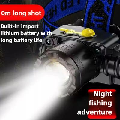 Strong Light Super Bright Lightweight Emergency Zoom Outdoor Lighting Headlights