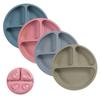 Silicone Material Silicone Dining Plate BPA Free Children Dishes  Children Meals