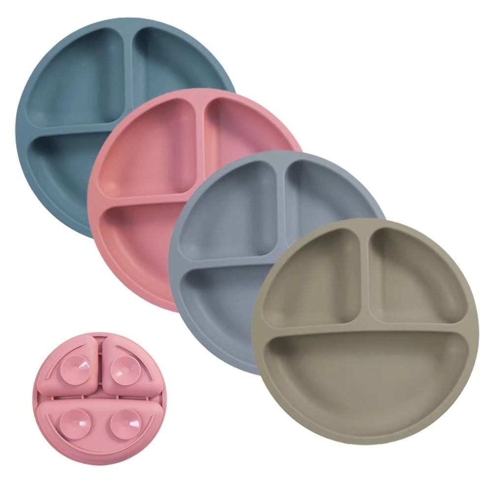 Silicone Material Silicone Dining Plate BPA Free Children Dishes  Children Meals