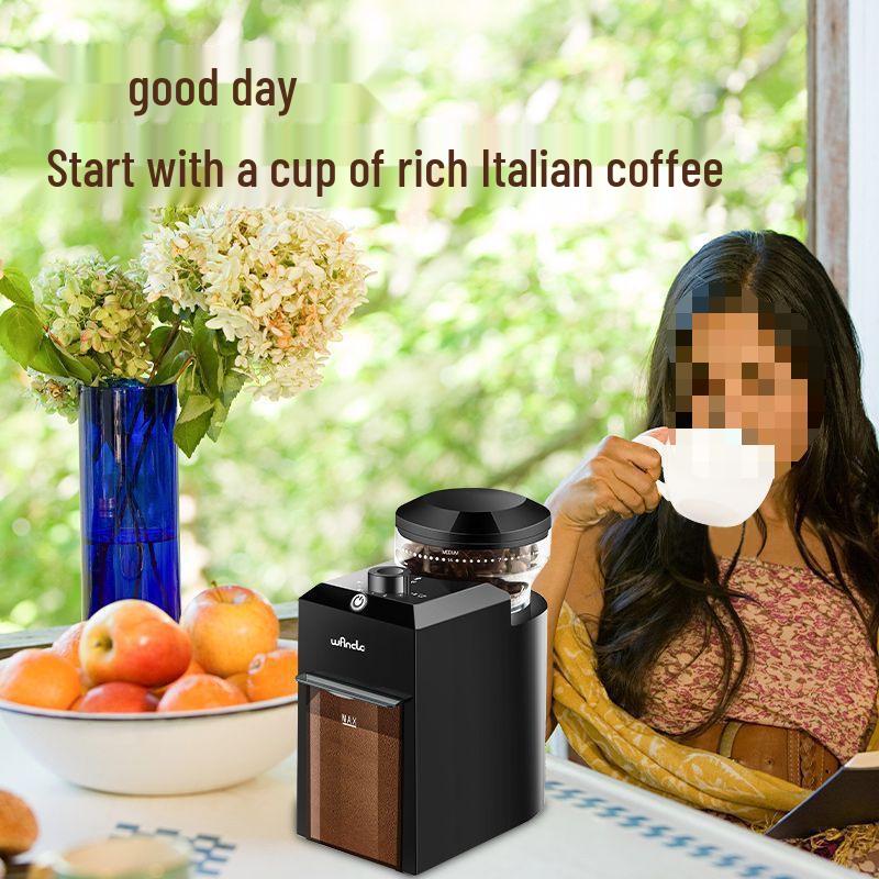 Brand New Automatic Coffee Grinder for Home - Italian American Design, Small Electric, Free Shipping