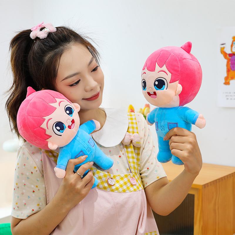 Beibei Bin Baby Soothing Doll: Bouncing Cloth Toy for Children's Comfort, Ideal for Three-Year-Olds