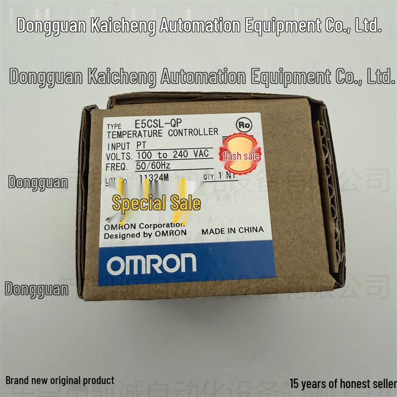 Цифровой терморегулятор Omron E5CSL-QP, 48x48 мм, термометр PT100, AC100-240В No