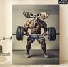 Fitness-Motivations-Wandkunst - Inspirierendes Sportposter
