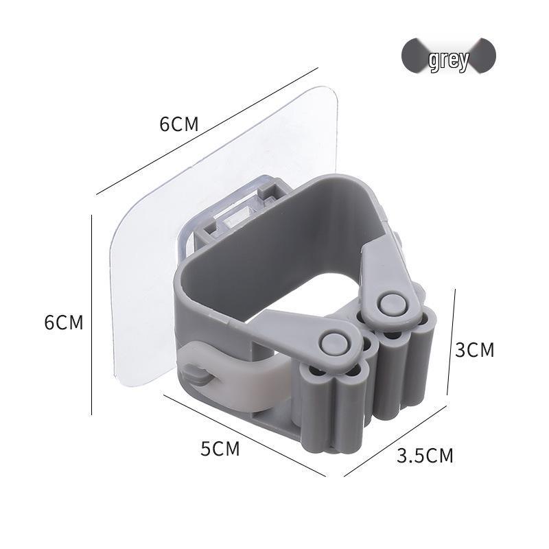 

Клейкий настінний тримач для швабри та віника - Безсвердликовий затискач для зберігання для ванної кімнати та кухні