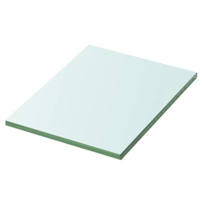 Panneau d'étagère - vidaXL - Verre transparent - 20 x 15 cm - Verre trempé - Contemporain