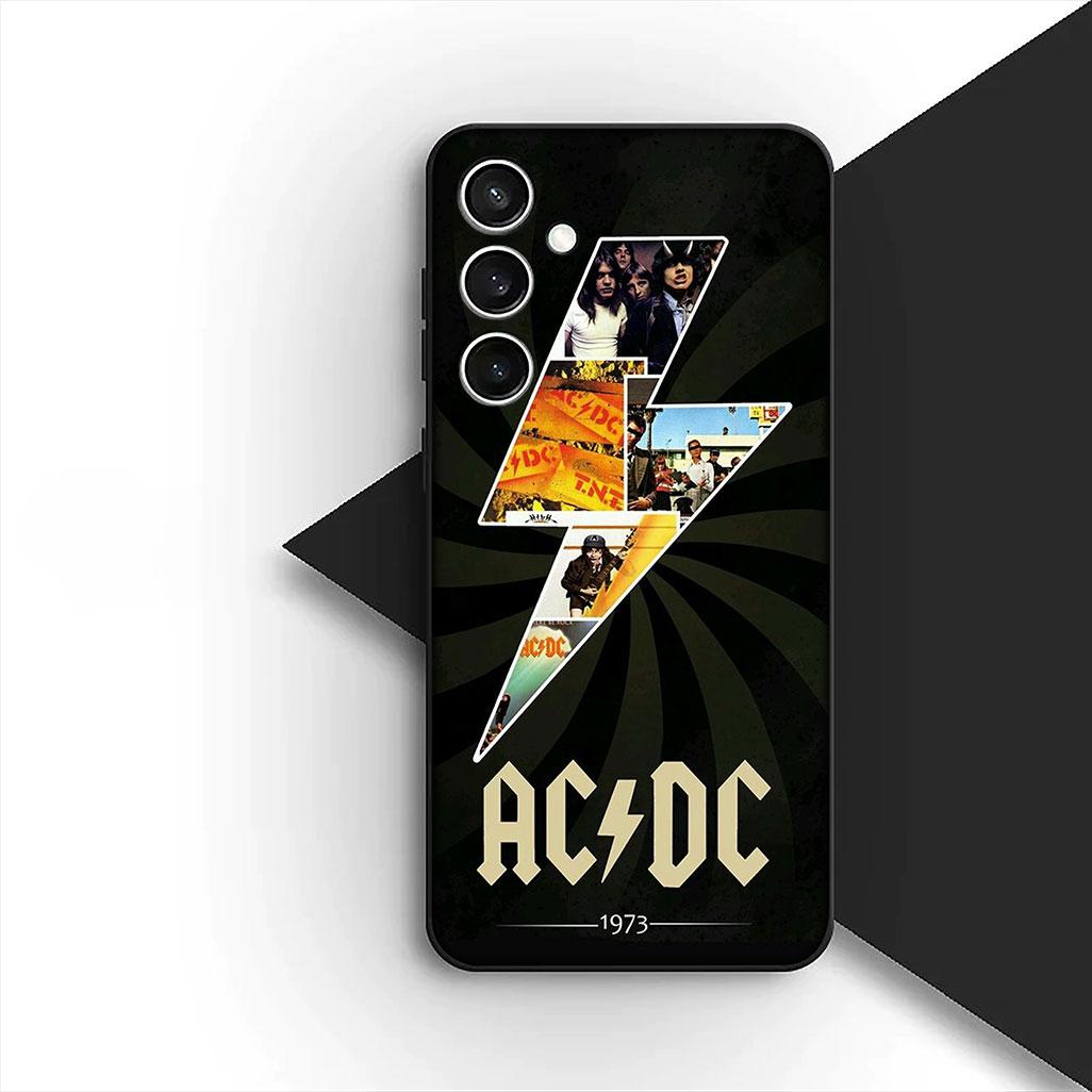 

Cover for Samsung Galaxy S24 S25 S23 FE Ultra Plus S7 Edge S25+ S23+ A56 5G Casing Silicone Phone Case Poster A-Acdcs Wallpaper Galaxy S7