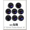 CNSPEED 2" 52mm Auto Digital Oil Pressure Gauge 0-150Psi Blue Led Light Oil Press Gauge with Sensor Car Meter