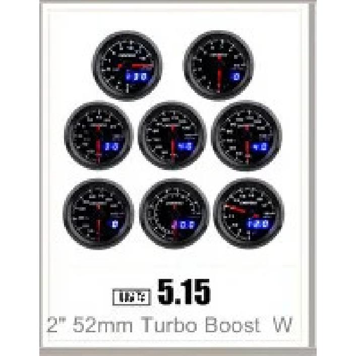 CNSPEED 2" 52mm Auto Digital Oil Pressure Gauge 0-150Psi Blue Led Light Oil Press Gauge with Sensor Car Meter