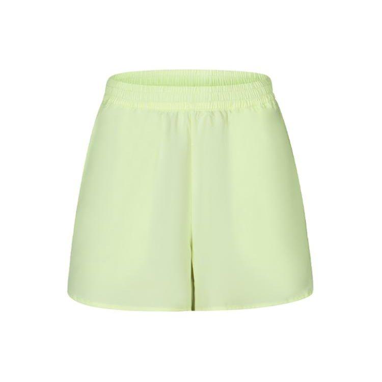 Asics Printed Logo Elastic Woven Sports Shorts Women shorts Light-Yellow 2012C959-750