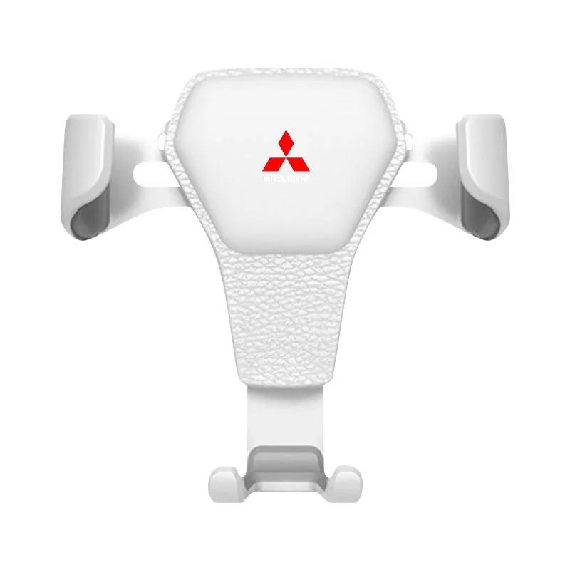 

2025 Gravity Car Phone Holder Air Vent Mount Cell Phone Holder For Mitsubishi ASX Lancer Pajero Outlander L200 Delica Eclipse білий