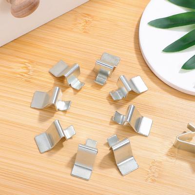 10Pcs Cabinet Shelf Clips Metal Heavy Duty Support Sturdy File Cabinet Accessories for Shelving and Bookcase Metal Clips