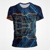 3D Print Motherboard CPU Processor Line Circuit Board T Shirt for Men Full Print Graphic