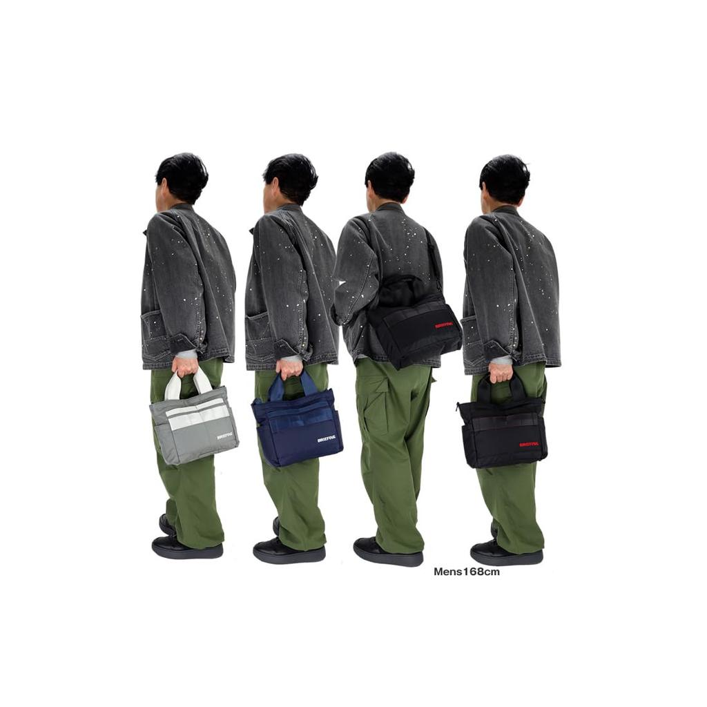 [BRIEFING] March 2025 Updated Model Tote Bag, Cart Tote, B5 Size, Golf Bag for Men and Women, Popular for Everyday Use (Light Gray)