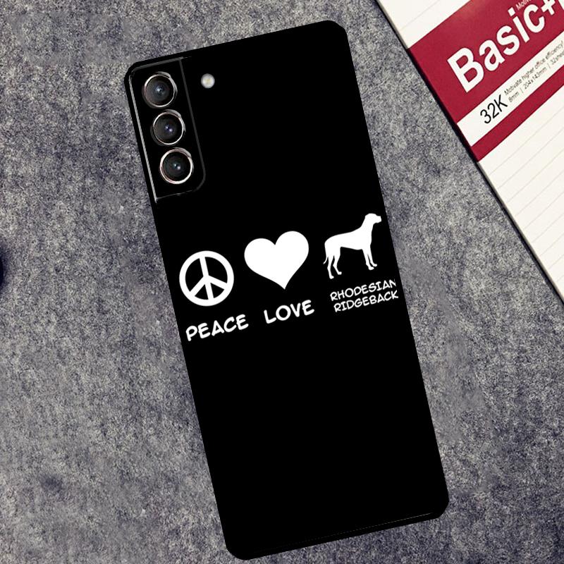 Rhodesian Ridgeback Hund Hülle Für Samsung Galaxy S25 S26 Ultra S20 S21 S22 S23 S10 Plus S25 FE S24 Ultra Hülle Coque
