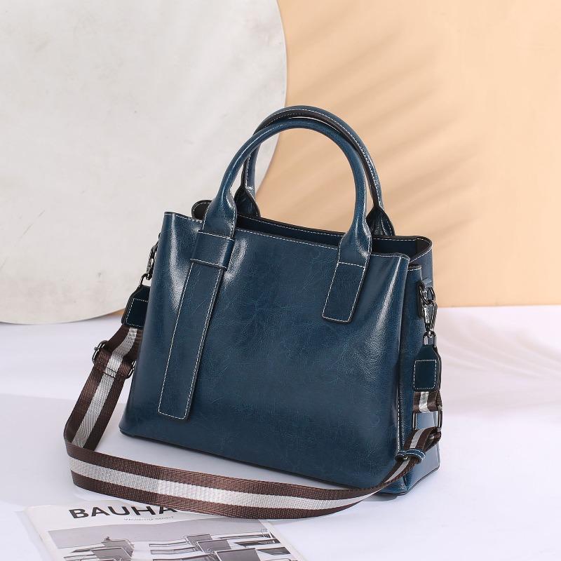 Fashion Large Capacity Genuine Leather Women's Bag High Quality Leather Leather Leather Shoulder Crossbody Handbag