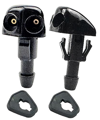 

Форсунка омывателя HTharros Окно Совместимый Универсальный Стеклоочиститель Универсальный 2 отверстия Набор из 2 штук Фиксация клипсами