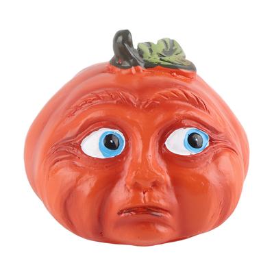 Dýně na Halloween Pryskyřičné dýňové ozdoby s realistickými výrazy pro halloweenskou výzdobu