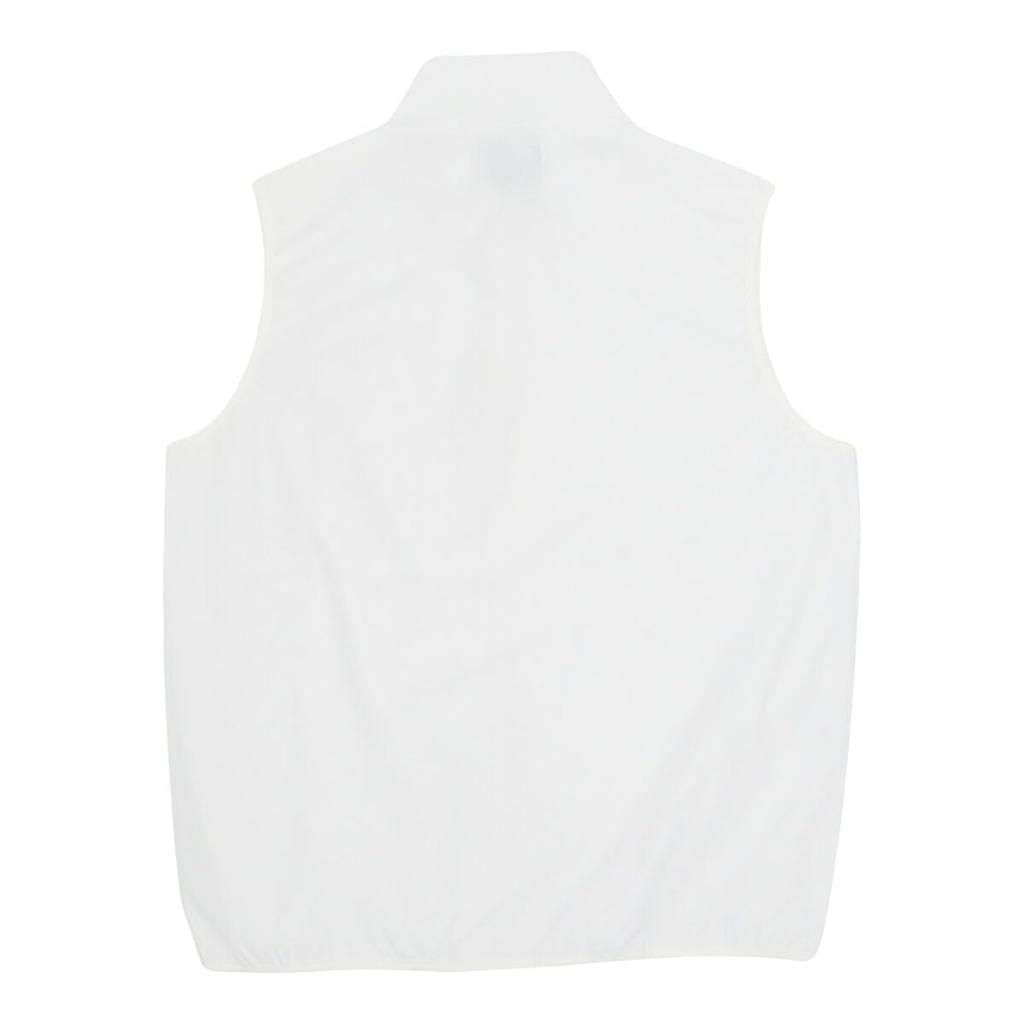 Golf Zip Up Vest Water Repellent Plain White XL GF WOVEN FULL ZIP VEST WHI 14391469 NER36G6418 [New Era]