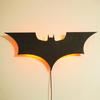Bat Shape Lamp Night Light with Remote Control 16 Colors Changing Decorative Neon Sign LED Signal Lamp Party Decoration
