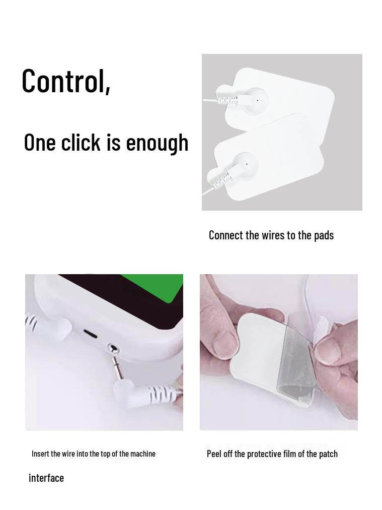 Meridian Therapy Large-Screen EMS Pulse Massager