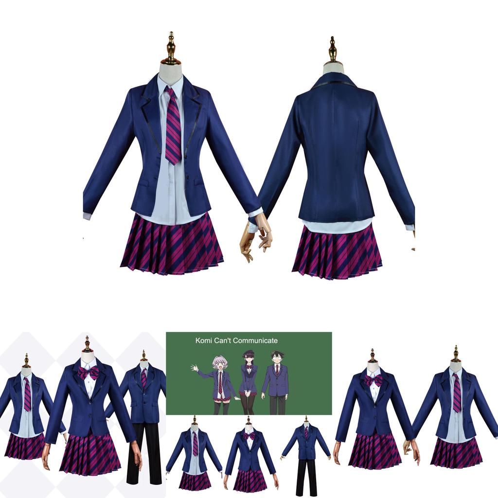 Anime Komi Can't Communicate Schuluniform Cosplay Kostüm Seidige Und Exquisite Verarbeitung