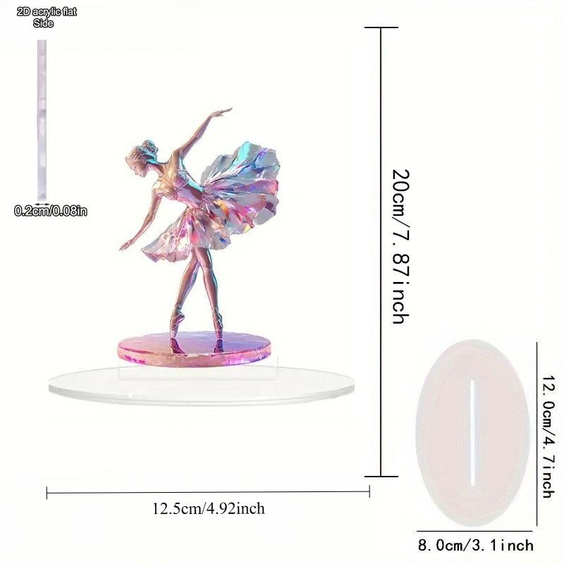Elegante Ballettänzerin Statue - Perfekt für Party-Schreibtisch-Dekoration zu Hause, Fensterdekoration und einzigartige Geschenkideen, Tischdekorationen für Zuhause