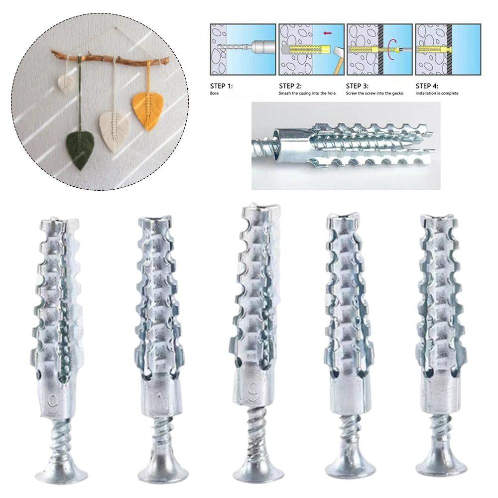 Solid Metal Expansion Tube Thorny Wall Anchors New Expansion Bolt  Concrete Wall