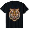 Coole Tijger Voor Mannen Vrouwen Dierlijk Gezicht Kattenprint Bengaalse Tijgers T-shirt