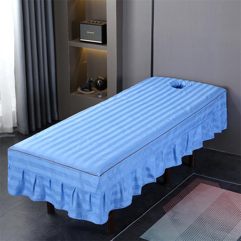 SPA Treatment Massage Table Bed Cover Physiotherapy Beauty Salon Mattress Sheet With Face Hole Bedspread Cover Bed Sheet