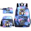 ONE PIECE heat transfer schoolbag primary school student printed backpack large capacity backpack backpack pencil case