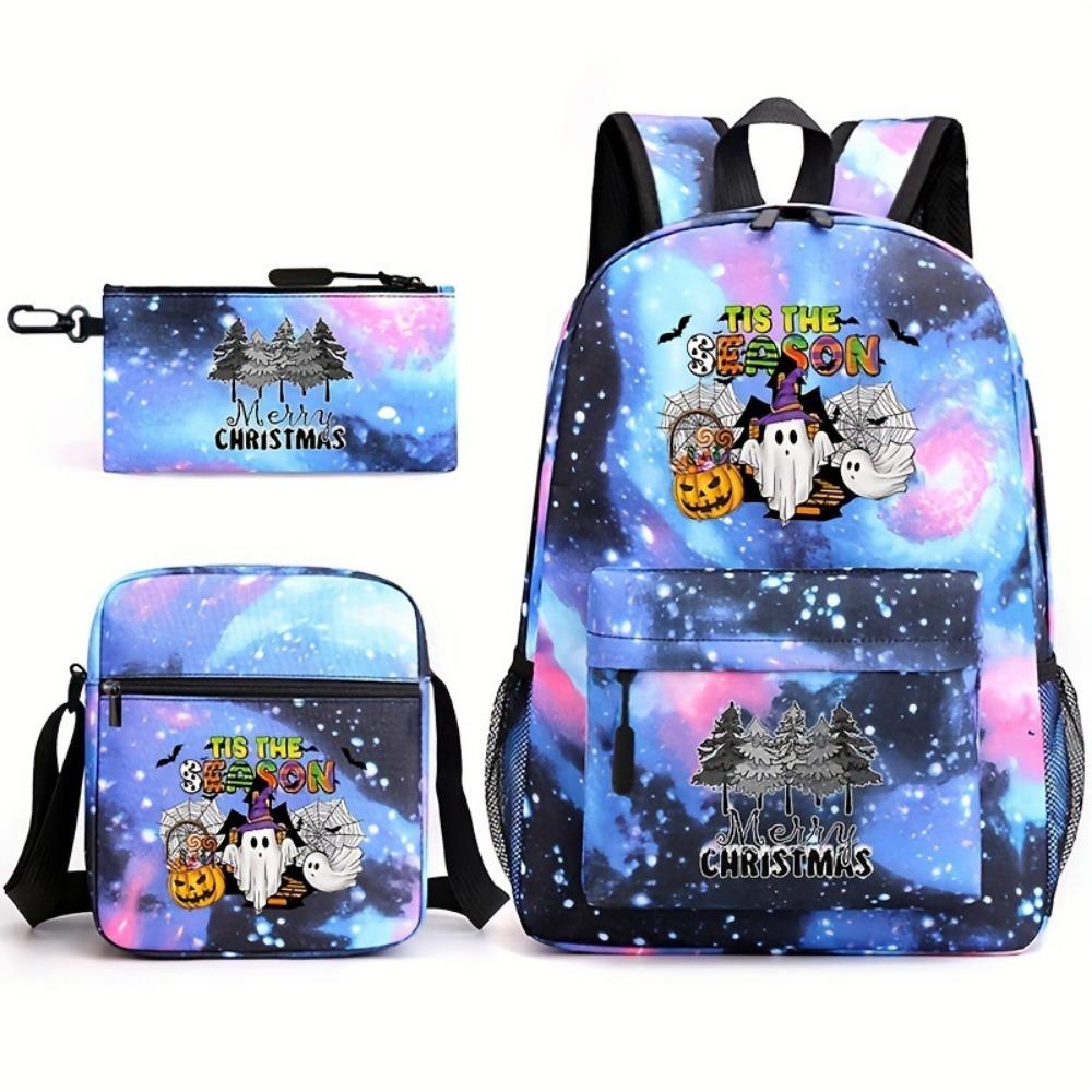ONE PIECE heat transfer schoolbag primary school student printed backpack large capacity backpack backpack pencil case