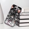 B-Blue L-Lock Phone Case For iPhone 17,16,15,14,13,12,11 Plus,Pro Max,XS,Soft Black Cover