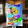 Sprunki Characters Plush Blanket Soft Comfortable All Seasons Perfect Gift Couch Office Nap Outdoor Travel Blanket
