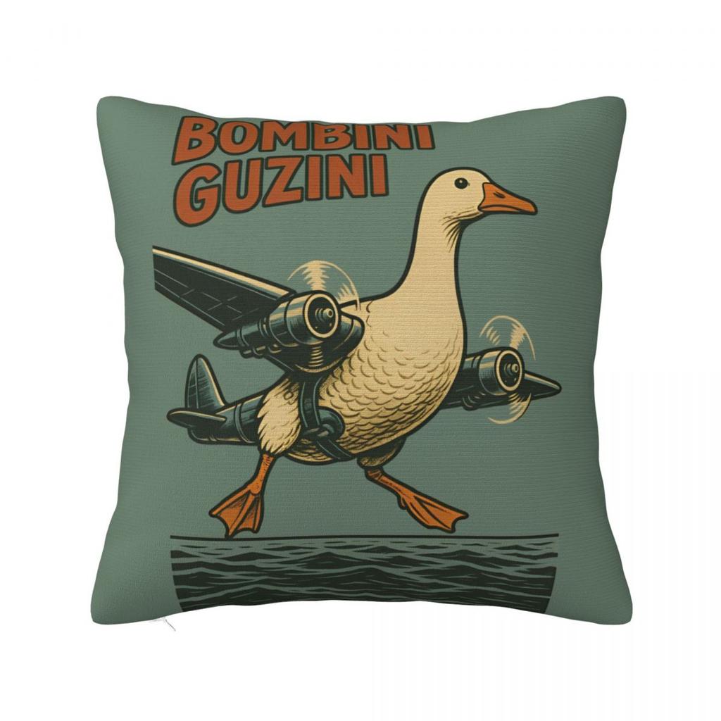 Brainrot Meme Italian Brain Rot Tung Tung Tung Sahu Pillow Case Cushion Polyester Pillow Cover Morden For Sofa Car Home Decor