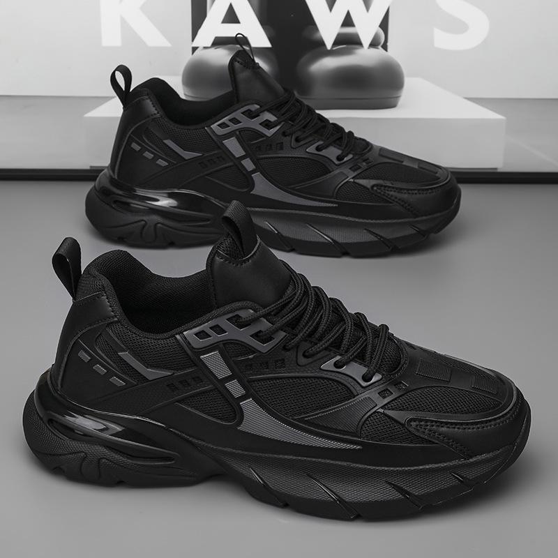 

Black Warrior Men s Thick-Soled Casual Running Shoes 2025 - Trendy Spring Versatile Sneakers 41